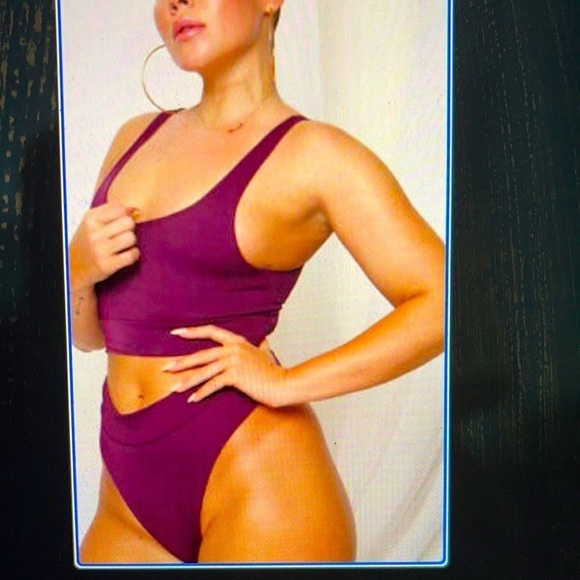 LAINA Rauma Ocean Teal High Jump Kini Set Bikini - Picture 13 of 15